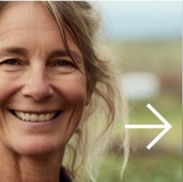 Agricultrice en polyculture élevage et adhérente de coopérative.